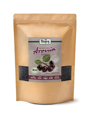 Biojoy fructe de aronia organice (1 kg), uscate și întregi (Aronia melanocarpa) Produse deshidratate Naty Shop 1 kg (1 pachet)