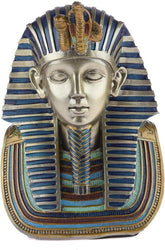 - Bust Faraon Ramses II 18 cm - decor egiptean - figura decor Egipt antichitate - figura statuie zeu - bust egiptean de aur - idee cadou originală pentru interior Statuete si sculpturi Naty Shop Ramses Ii