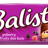 Balisto Chocolate Pack luzem, batoniki czekoladowe Yoberry, płatki zbożowe i jogurt, 8 x 18,5 g, czekolada, batoniki musli, opakowanie zbiorcze czekolady (148 g)