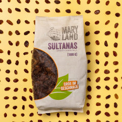 Maryland Sultanas, Stafide uscate, natural dulci, fără zahăr suplimentar - fără conservanți, 1 Kg Produse deshidratate Naty Shop