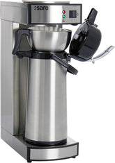 Espressor Saro, inclusiv carafă cu pompă izolată din oțel inoxidabil – 2,2 l – timp de preparare aprox. 5–6 min – protecție la mersul fără apă – 2,069 kW – model THERMO 24
