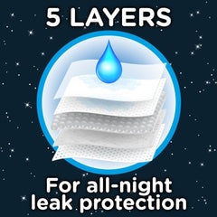 Pieluszki nocne Huggies dla dziewczynki 8-15 lat (27-57 kg), bardzo chłonne, 9 sztuk (2 szt.) Matka i Dziecko Naty Shop