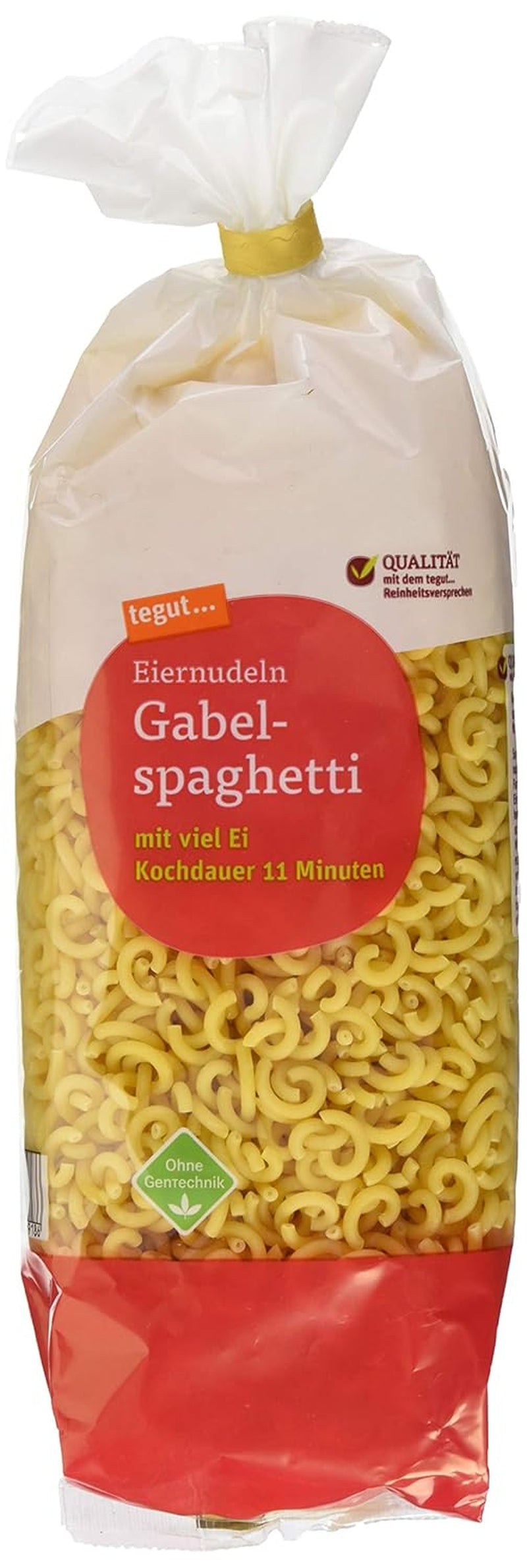 tegut... Makaron z jajkiem i spaghetti w kształcie widelca, 1 x 500 g
