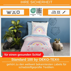 Aminata Kids pościel dla dzieci, tęcza, dwustronna Pościel - dziecięca Sklep Naty