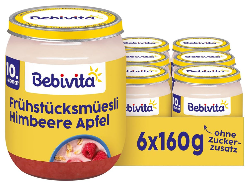 Musli śniadaniowe z malinami i jabłkami, 160g, opak. 6 szt. (6 x 160g)