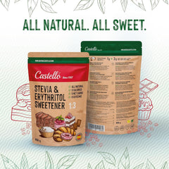 Stewia + Erytrytol 1:3 Słodzik, 1G = 3G Cukier, 850 gramów Słodziki Naty Shop