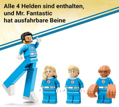 LEGO ǀ Marvel Fantastyczna Czwórka kontra. Galactus Baufigur - Bauset mit Superhelden - Zestaw ze rzeczą, niewidzialną kobietą i ludzką pochodnią - Kreatives Geschenk für Jungen und Mädchen - 76316