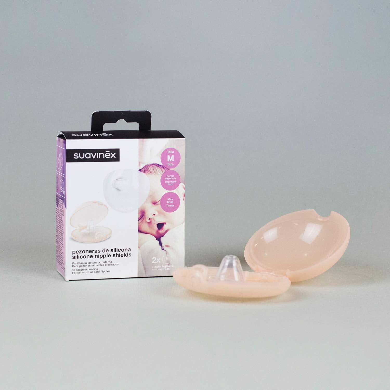 Suavinex Brustpolster Aus Silikon, Größe S, 2 Stück Accesorii Hrana si Alaptare Bebe Naty Shop