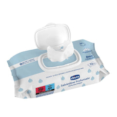 Chicco Wielofunkcyjne chusteczki oczyszczające dla noworodków, bez alkoholu, zapachowe, odpowiednie dla wrażliwej skóry Chusteczki nawilżane dla dzieci Naty Shop