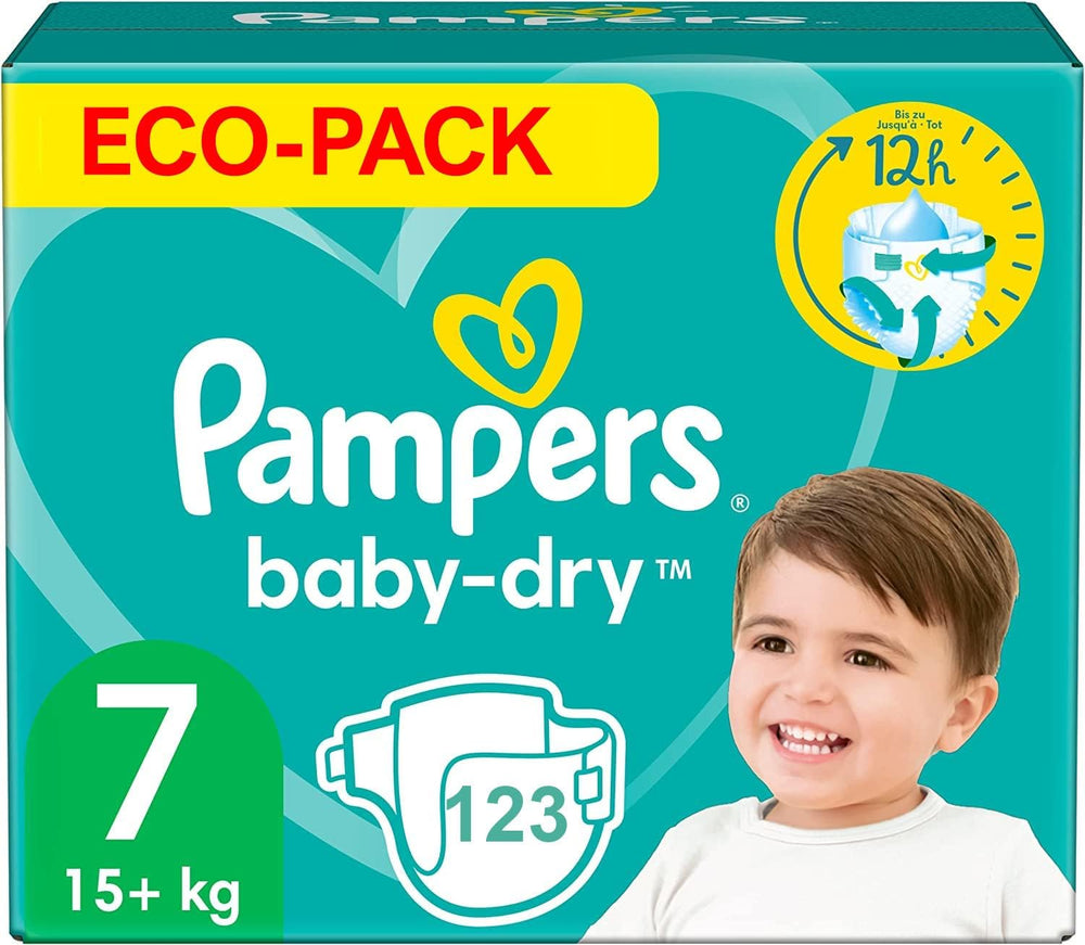 Pieluszki PAMPERS Baby-DRY rozm. 7 123