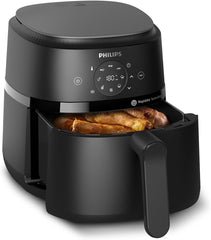 Philips Airfryer seria 2000 4,2 l - Cyfrowy ekran dotykowy, 13 opcji gotowania, 9 zaprogramowanych funkcji, Do 90% mniej tłuszczu dzięki technologii Rapidair, moc 1500 W Sprzęt AGD Naty Shop