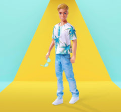 SIMBA 105733729 Steffi Love Kevin, păpușă de joacă poartă un top cu imprimare de palmier și blugi cool, inclusiv ochelari de soare, 30 cm, de la 3 ani Papusi Naty Shop