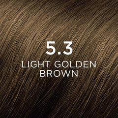 Culoare permanentă pentru păr, 5.3 Light Golden Brown Vopsea pentru par Naty Shop