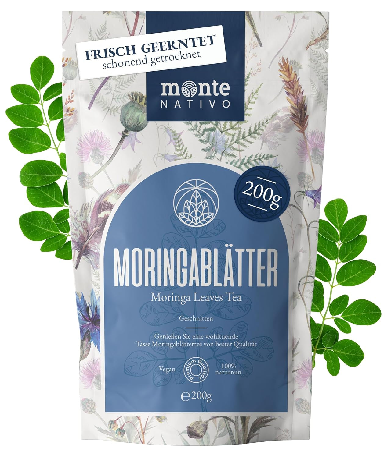 Pudră Matcha Bio Monte Nativo (100G) - Ceai Matcha pentru Latte - Ceai verde premium - 100% natural și fără aditivi