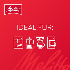 Melitta Auslese Filter-Kaffee 500g, Ganze Kaffee-Bohnen, Bohnen für Filterkaffeemaschinen, starke Röstung, geröstet in Deutschland