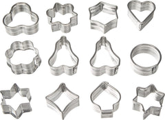 Set de forme pentru biscuiți Zenker 7733, 12 piese, patiserie