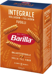 Barilla Pasta Integrale Fusilli – Makaron semolina z naturalnym błonnikiem, 500 g