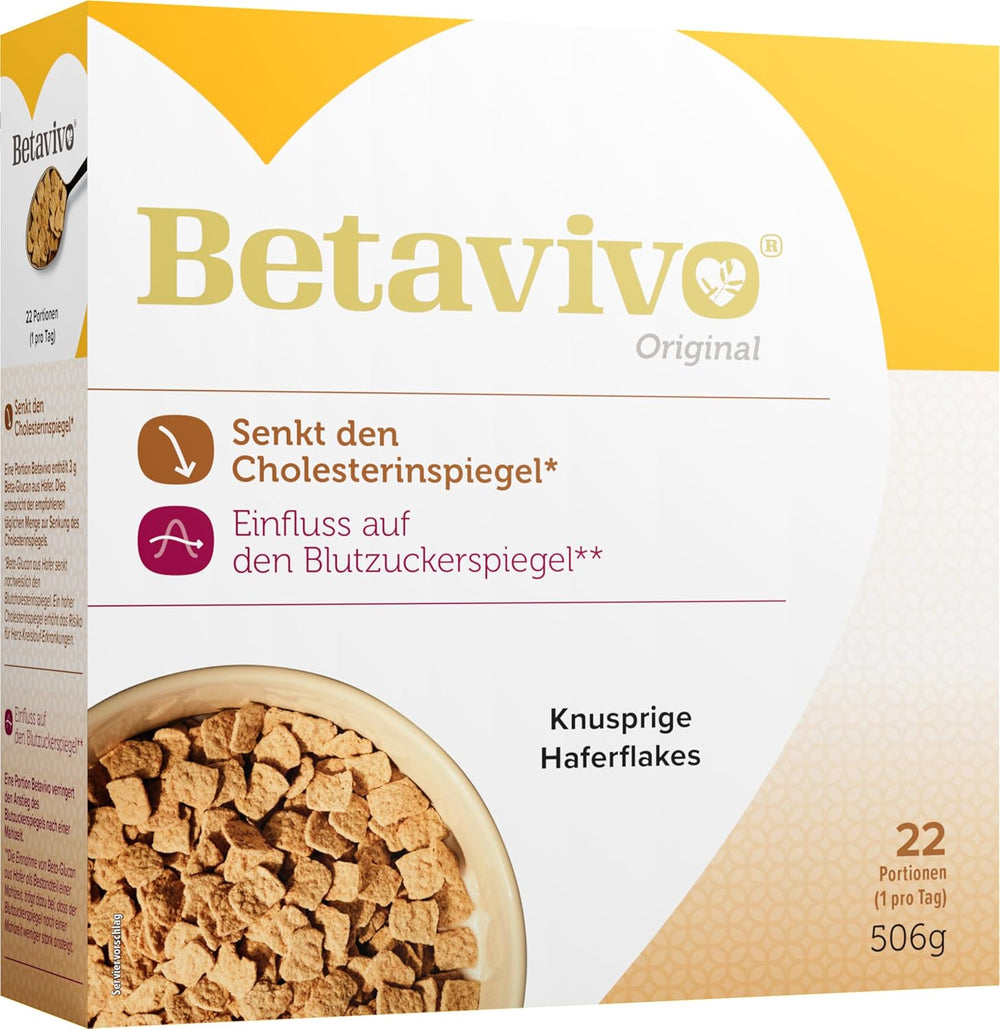 Crunchy Oat Flakes - Zawiera beta-glukan z owsa, który wspomaga obniżenie poziomu cholesterolu i cukru we krwi - 506g