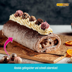 DECOCINO Biscuit Backmischung (250 G) – Einfache Zubereitung – Gelingsicher – Zum Backen Von Luftigen Biskuitböden, Creme-Torten, Biskuitrollen Uvm. Sklep Naty