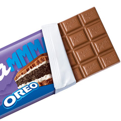 Milka Mmmax Oreo – Alpejska czekolada mleczna z chrupiącymi ciasteczkami Oreo i mleczną śmietanką – 300g