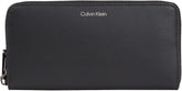 Calvin Klein CK CONCISE LONG ZIP AROUND portofel pentru bărbați, Black (Ck Black), OS Portofel Barbati Naty Shop Titlu implicit