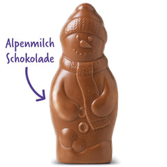 Milka Snowman Alpine Milk - Duże opakowanie czekoladowych figurek bałwanków w 3 modelach - 24 x 50g