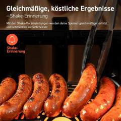 COSORI Frytownica na gorące powietrze Airfryer, frytownica 12 w 1 XXL 6,2 l, frytkownica na gorące powietrze z okienkiem i przypomnieniem o mieszaniu, 80 przepisów AGD Naty Shop