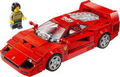 Supersamochód sportowy LEGO Speed Champions Ferrari F40, zestaw z samochodem do zbudowania i minifigurką kierowcy, kolekcjonerski zestaw do budowania dla dzieci, prezent dla chłopców i dziewcząt 76934 Zestawy do budowania Besuche w sklepie LEGO