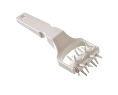 HENDI Stiproller, Stippwalzse, Teigigel, Teig Gitterschneider, für saftige Kuchen- und Gebäckböden sowie Pizzateig, 77x210mm, Polipropylen