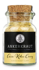 Ankerkraut Asia Kokos Curry, 85 g w szkle korkowym, Gewürz für Kokos-Milch Gemüse Fleisch, Einfach Lecker Zu Hause Kochen, Premium Qualität in der Panne