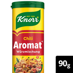 Knorr Würzmischung Chili o smaku do szybkich dań do przyprawiania ziemniaków, makaronów, warzyw i nie tylko 90 g