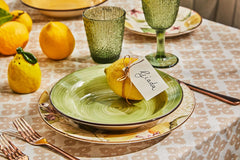 Set de veselă Zagara pentru 6 persoane, 18 piese, ceramică, multicolor