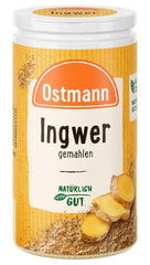 Ostmann Gewürze - Ingwer gemahlen | Nachfüllbare i nadające się do recyklingu Verpackung | 30 g w der Streudose