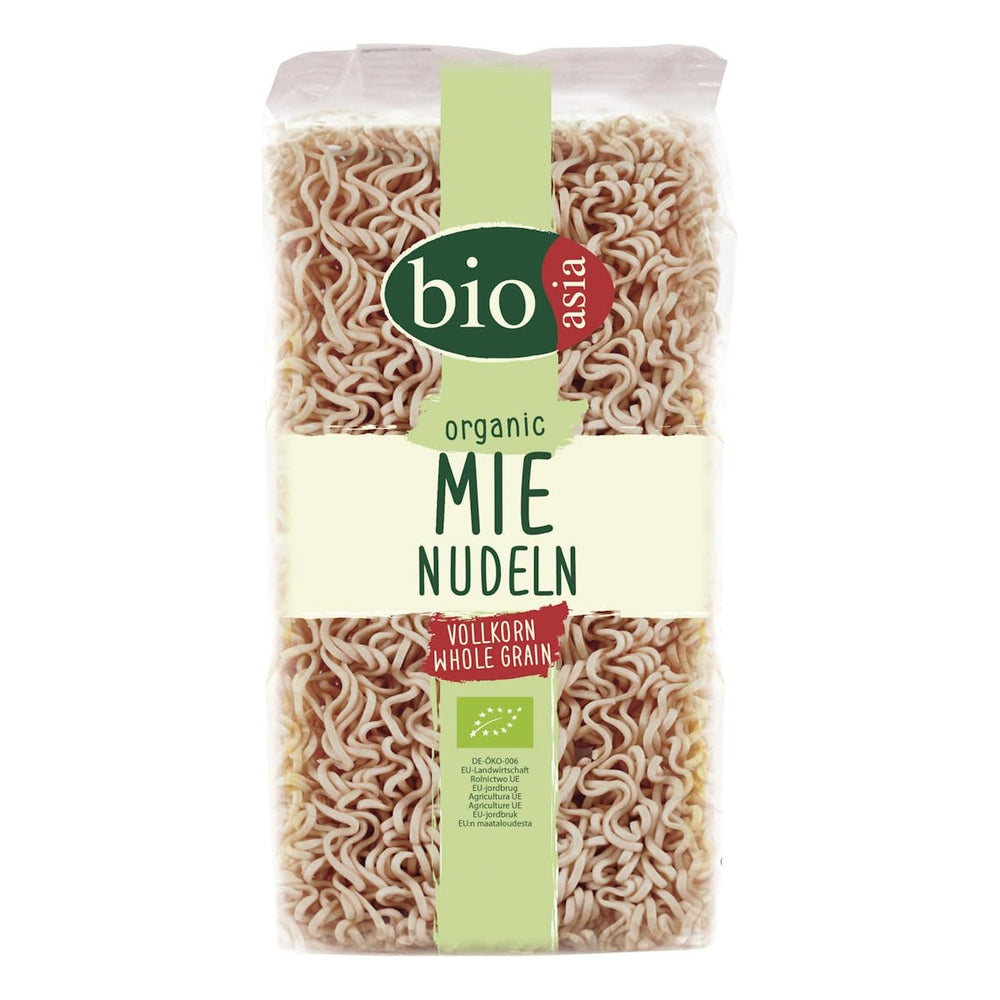 BIOASIA Bio Mie Makaron z pełnego ziarna, szybki i łatwy w przygotowaniu (1 x 250 g)