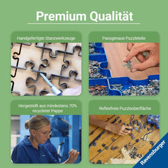 Ravensburger Puzzle pentru copii - 13257 Animale din jurul lumii - Puzzle Harta lumii pentru copii de la 9 ani, cu 300 de piese în format Xxl Puzzle Naty Shop