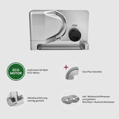 Ritter E 16 Duo plus Wielofunkcyjna krajalnica elektryczna, wyprodukowana w Niemczech Tarki i krajalnice Naty Shop