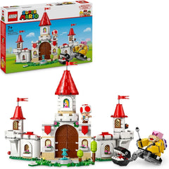 LEGO Super Mario Roy's Bitwa w Pałacu Grzybów Zestaw przygodowy z postaciami Nintendo Prezent dla dziewcząt, chłopców i graczy w wieku 7 lat 71435 Zestawy do budowania Besuche den LEGO-Store Default Title