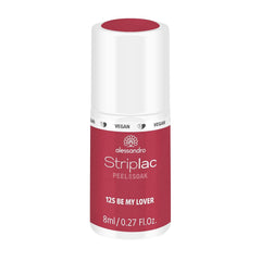 Oja UV alessandro Striplac Be My Lover – Delicată și de lungă durată – Îndepărtare ușoară datorită tehnologiei de îndepărtare peel-off – Vegană și cruelty-free – 8 ml