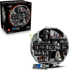 LEGO Star Wars Todesstern - Bauset für Erwachsene - Interaktives UCS-Ausstellungsmodell mit 36 Minifiguren inkl. Luke Skywalker, Han Solo i Darth Vader – prezent dla mężczyzn, kobiet i fanów – 75419