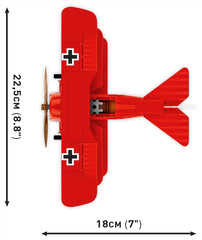 COBI Fokker DR. I RED Baron, 8,8 x 7 x 3,5 cala