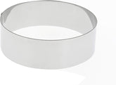 - Inel rotund pentru desert din oțel inoxidabil - Diametru 10 cm, Înălțime 4,5 cm - 3989.10, Argint