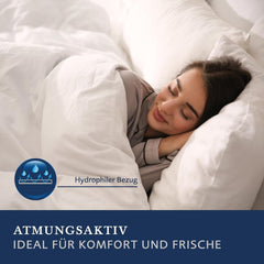 Plapumă Billerbeck Lina Superlight - Plapumă din in - 155 X 220 Cm - Plapumă de vară, plapumă răcoritoare, plapumă ușoară de vară - 70% in, 30% bumbac, alb Plapumi si pilote Naty Shop