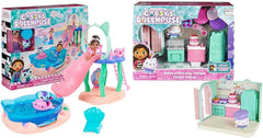 Casa de păpuși a lui Gabby, set de joacă Purific Pool Party cu figurine Gabby și Meerkat și cameră Deluxe, copt cu Cakey, bucătărie cu Kuchi (ENGL. Cakey)