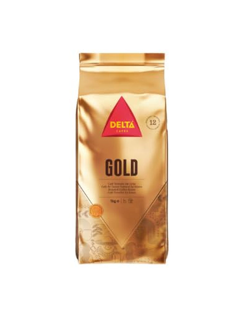 Cafea Naturală Delta Gold – 1 kg Boabe Întregi – Amestec Premium Arabica și Robusta