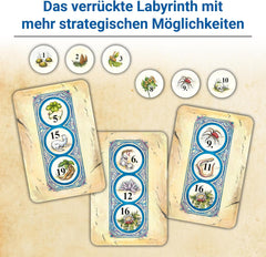 Ravensburger 22474 Maze Masters – Mistrzowska wersja szalonego labiryntu dla 2–4 graczy w wieku od 9 lat