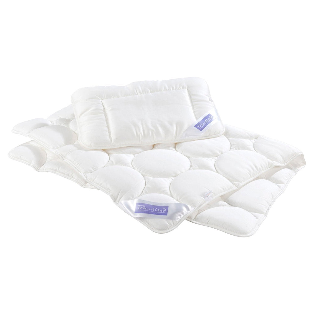 Dreumeland set plapuma Tencel, dimensiune 80 X 80 Cm + 35 X 40 Cm Plapumi si pilote Naty Shop Titlu implicit