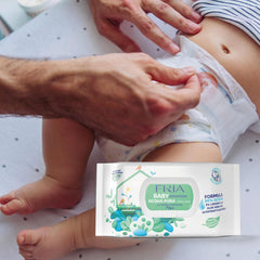 Baby Sensation Chusteczki nawilżane Pure Water, zawierające 98% wody oczyszczonej do oczyszczania skóry, testowane dermatologicznie, ekonomiczne opakowanie 840 chusteczek