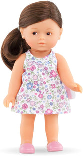 Corolle 9000240020 - Romy brunetka Les Trends Mini Corolline 20cm, francuska lalka z urokiem i zapachem wanilii, 20 cm
