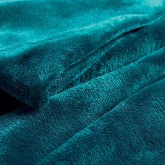 Douceur D'Intérieur FLANOU Plaid, poliester, niebieski, 125 x 150 cm Kołdry i kołdry Naty Shop