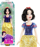 Mattel Disney Princess Zabawka Królewna Śnieżka Ruchoma lalka z błyszczącymi ubraniami i akcesoriami Prezent dla dzieci inspirowany filmami Disneya HLW08 Naty Shop Opaska do włosów dla lalek
